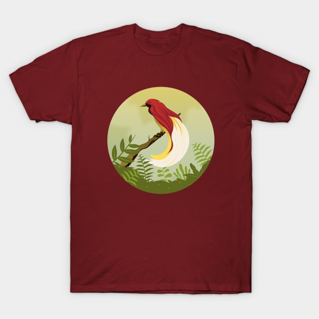 Bird Of paradise v.2 T-Shirt by Zakaria Azis